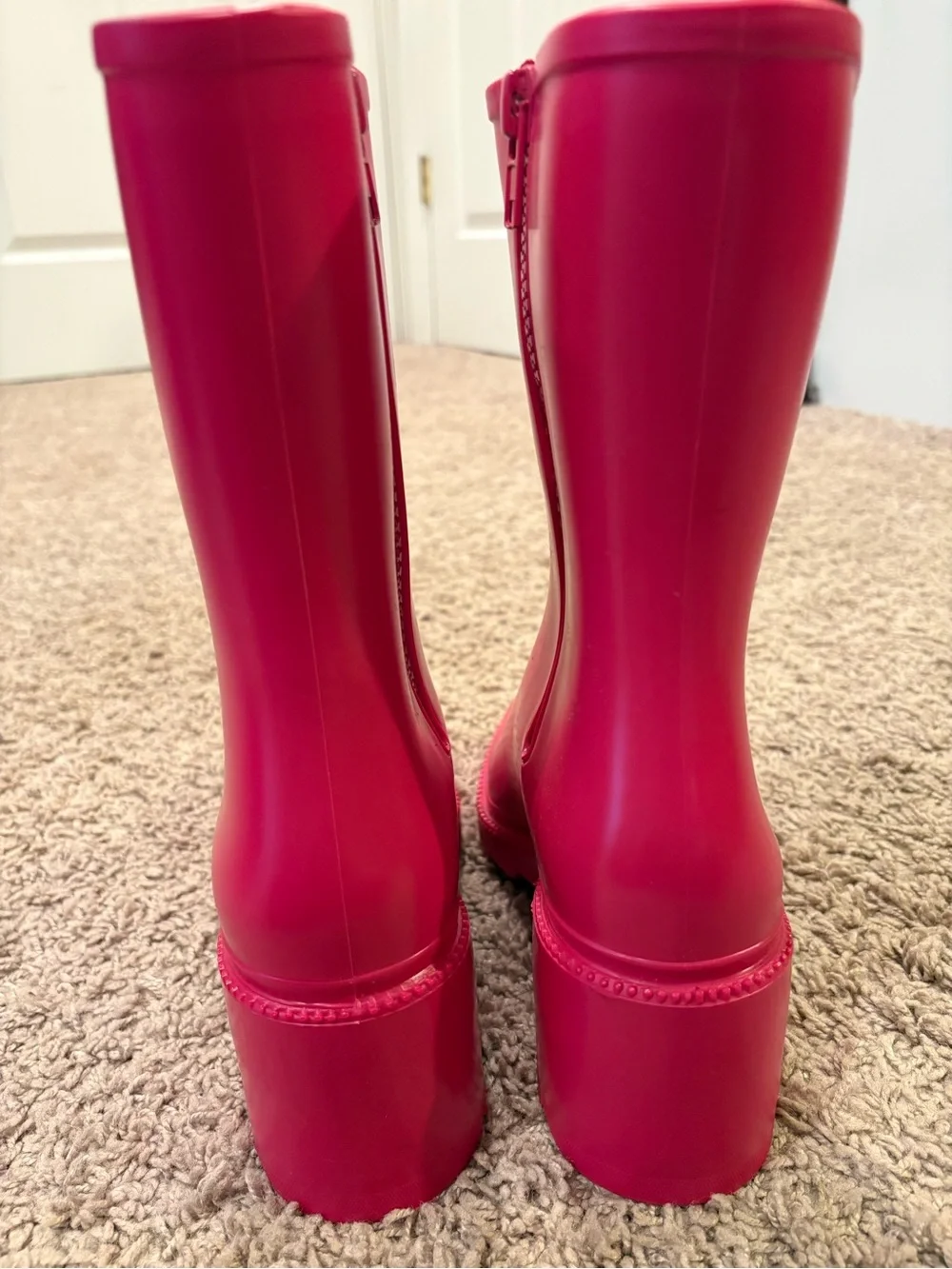 INC International Concepts Fuchsia Mid-Calf Rain Boots